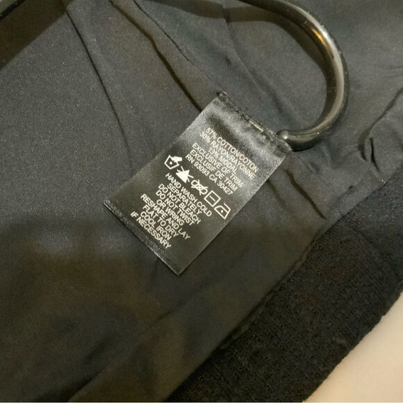 Nic + Zoe Sweater Blazer decorative zip fully lined L - Picture 7 of 8